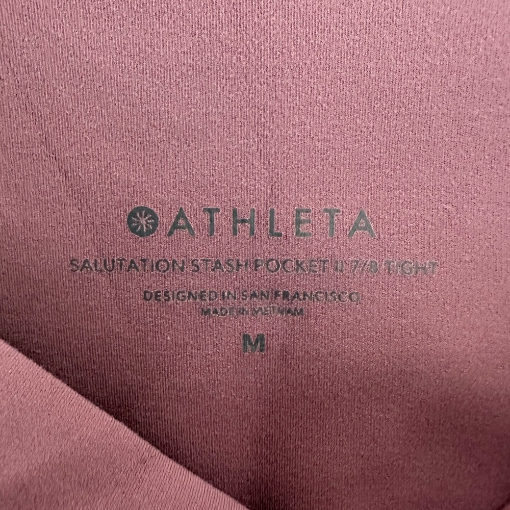 Athleta Salutation Stash 7/8 Tight - Yoga Pants - Leggings - Picture 6 of 8